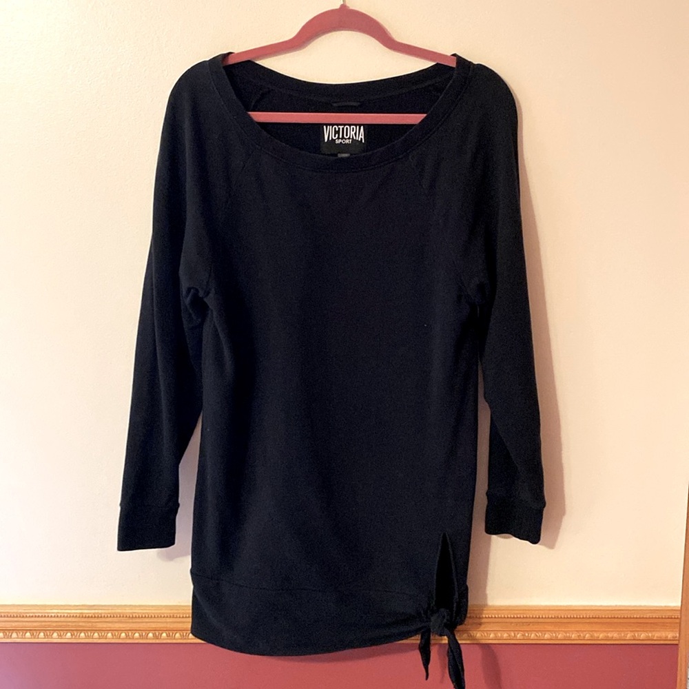 Victoria Sport Black Yoga Tunic/Cover-up Size Small